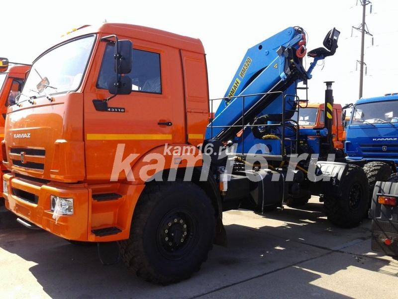 Тягач КАМАЗ 44108 с КМУ ИНМАН ИМ 320