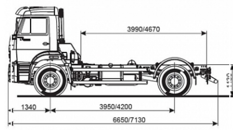 53605-3953-48(A5) Шасси КамАЗ